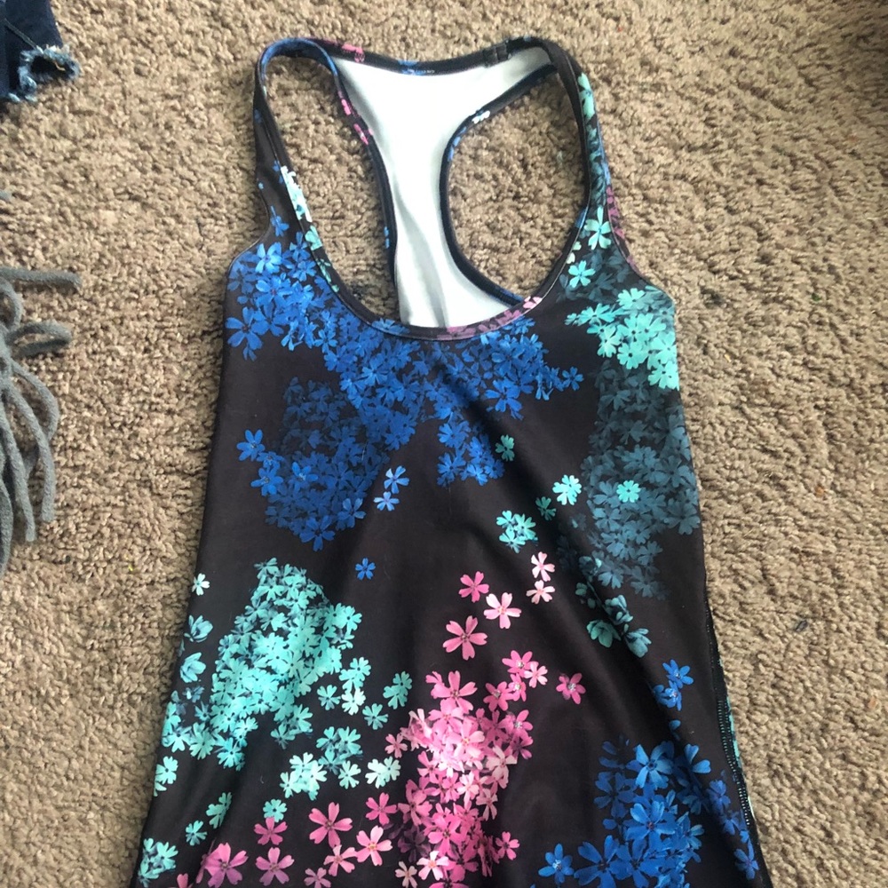 Lululemon Floral Racerback Tank